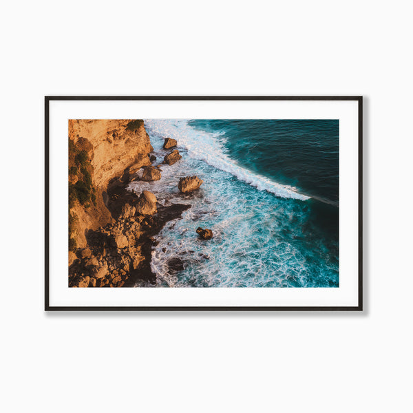 Elemental by Richard Lam Studio | Framed Giclee Print of Ocean Wave in Bali, Indonesia