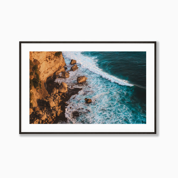 Elemental by Richard Lam Studio | Framed Giclee Print of Ocean Wave in Bali, Indonesia