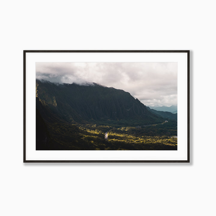 Highway to Heaven by Richard Lam Studio | Framed Giclee Print of Mountain Highway in Oahu, Hawaii