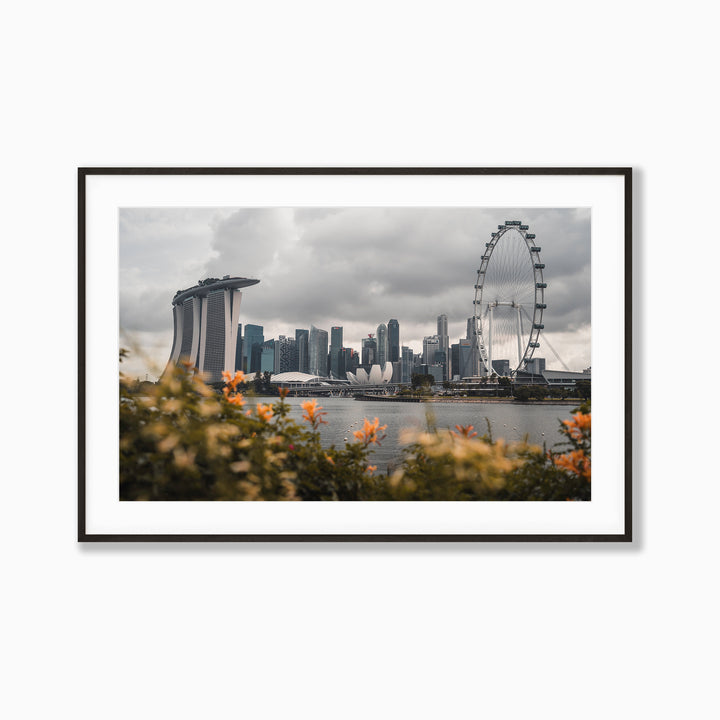 Lion City by Richard Lam Studio | Framed Giclee Print of Central Business District in Singapore
