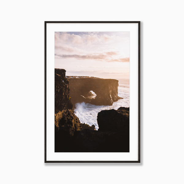 Serenity by Richard Lam Studio | Framed Giclee Print of Bird Cliffs in Snæfellsnes, Iceland