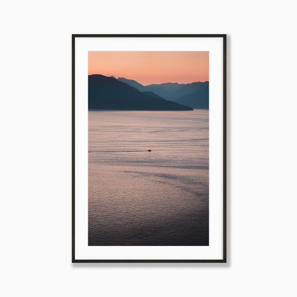 Slow Living by Richard Lam Studio | Framed Giclee Print of Horseshoe Bay Sunset in Vancouver, British Columbia