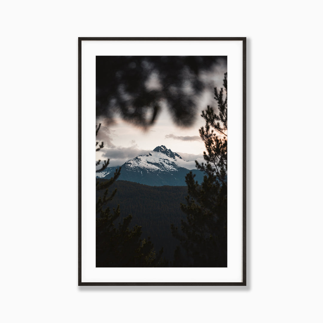 Tantalus by Richard Lam Studio | Framed Giclee Print of Blue Hour Mountain in Squamish, British Columbia