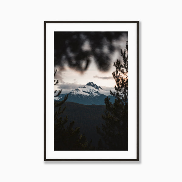 Tantalus by Richard Lam Studio | Framed Giclee Print of Blue Hour Mountain in Squamish, British Columbia