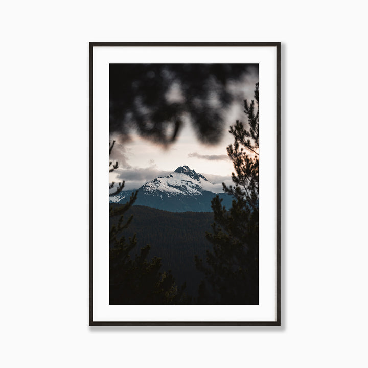 Tantalus by Richard Lam Studio | Framed Giclee Print of Blue Hour Mountain in Squamish, British Columbia