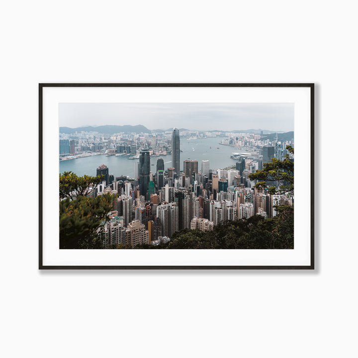 The Peak by Richard Lam Studio | Framed Giclee Print of Victoria Peak in Hong Kong
