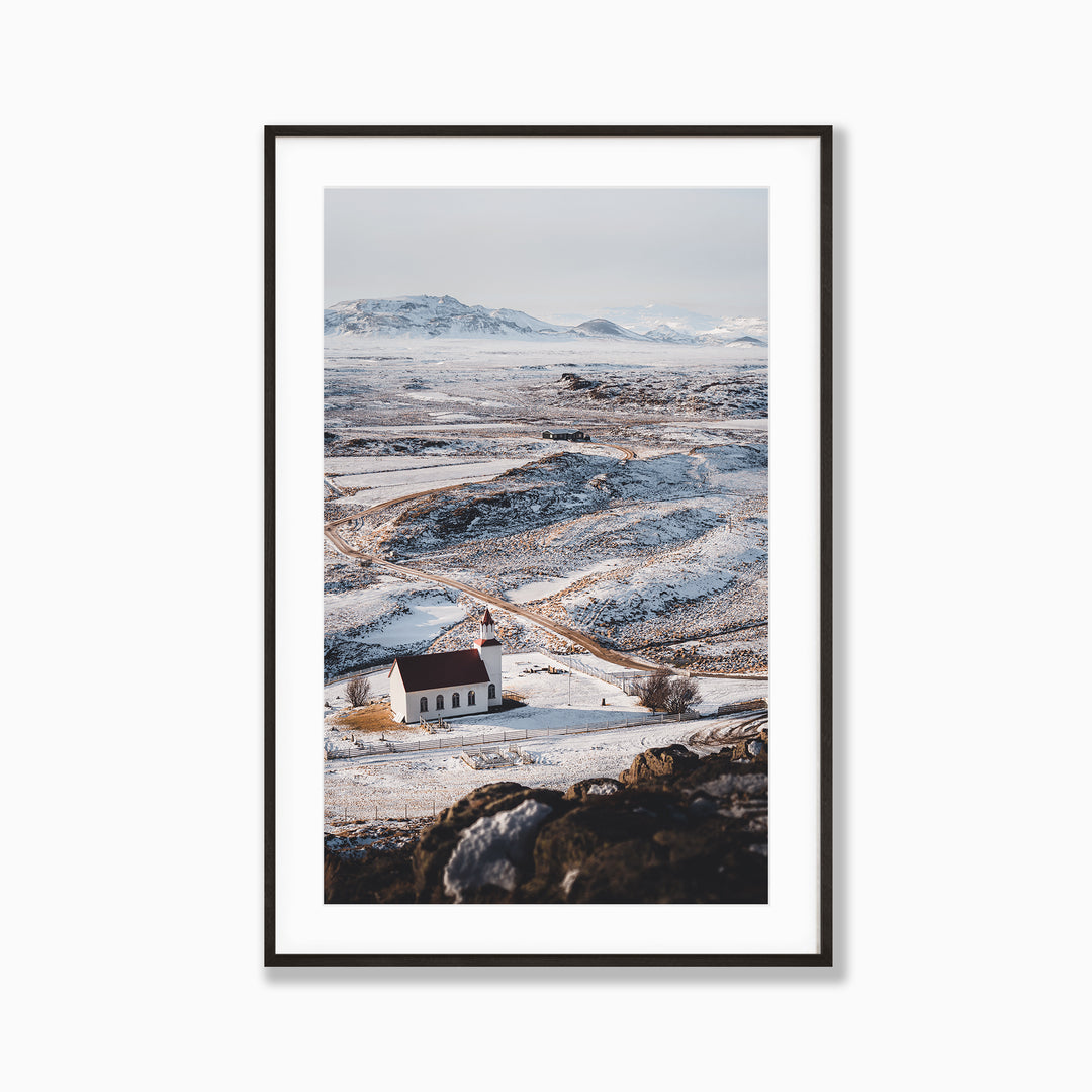 Three Wishes by Richard Lam Studio | Framed Giclee Print of Mount Helgafell in Iceland