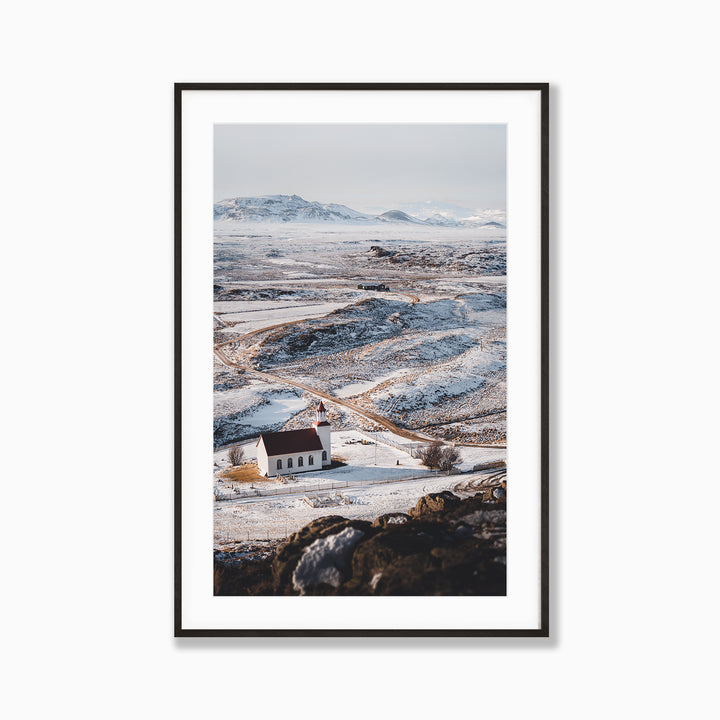 Three Wishes by Richard Lam Studio | Framed Giclee Print of Mount Helgafell in Iceland