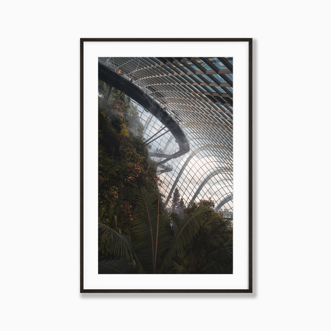 Urban Flora by Richard Lam Studio | Framed Giclee Print of Gardens by the Bay in Singapore