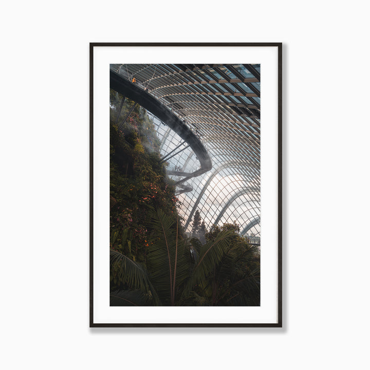 Urban Flora by Richard Lam Studio | Framed Giclee Print of Gardens by the Bay in Singapore